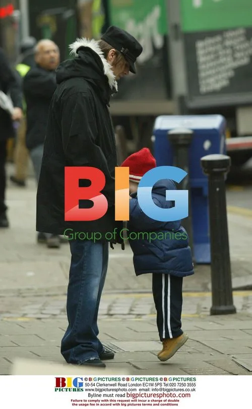 Liam Gallagher and Family Spotted in North London