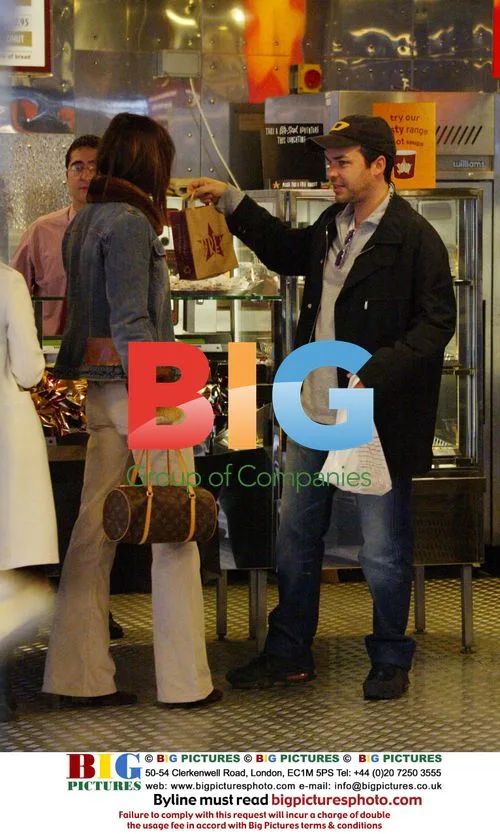 Liz Hurley Seen Shopping in London