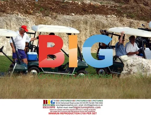 Celtic Manager Martin O'Neill golfing in Barbados