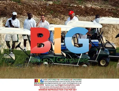 Celtic Manager Martin O'Neill Golfing in Barbados