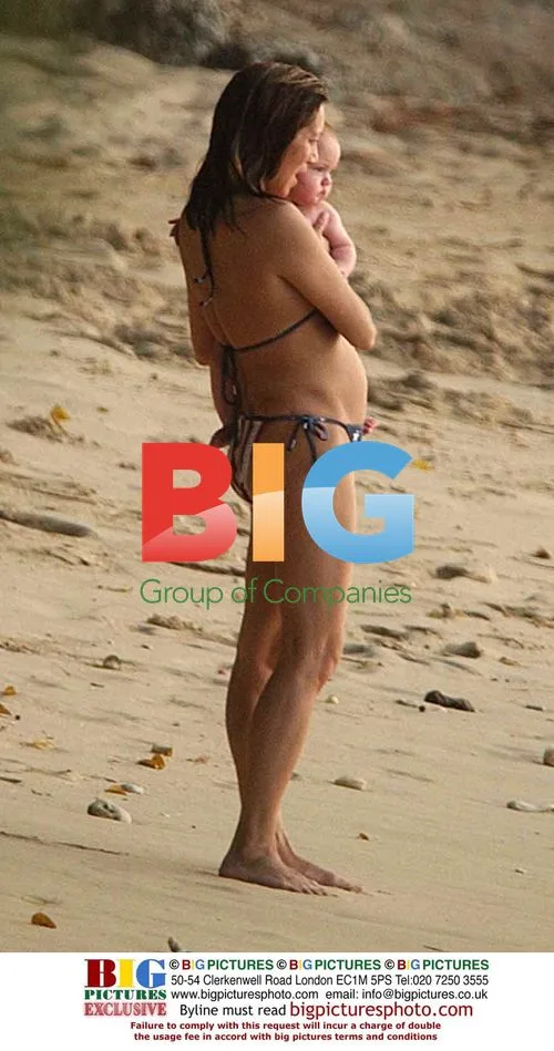 Anna Ryder-Richardson's Baby Bibi Belle in Barbados