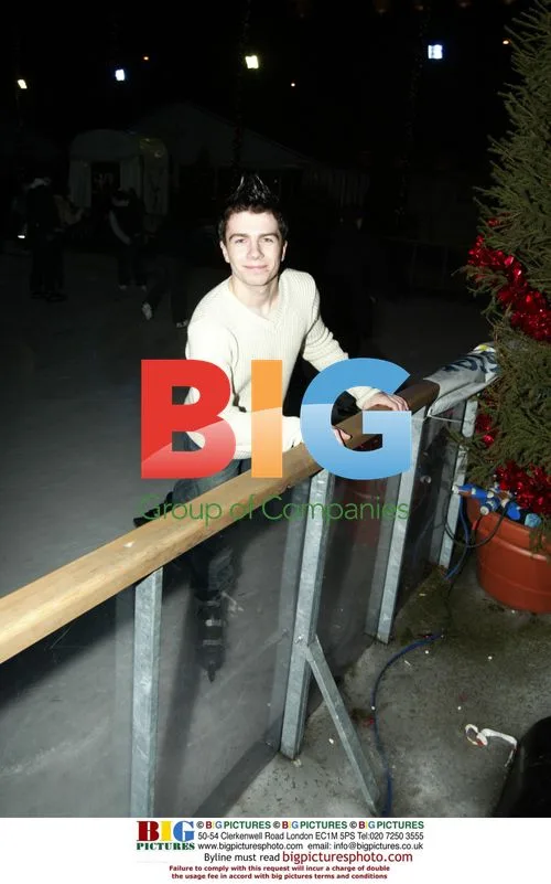 Jamie and Matthew from 'One True Voice' at Marble Arch Ice Rink