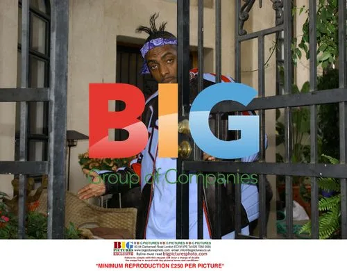Rapper Coolio at Home in LA