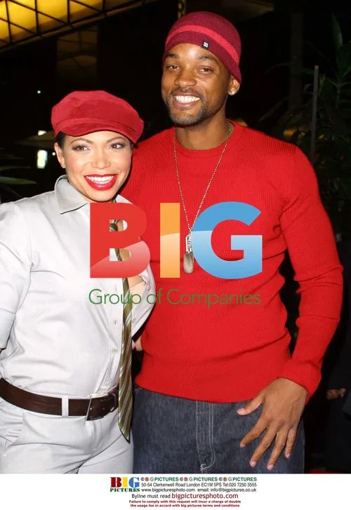 Tisha Campbell and Will Smith at Queen Latifah party
