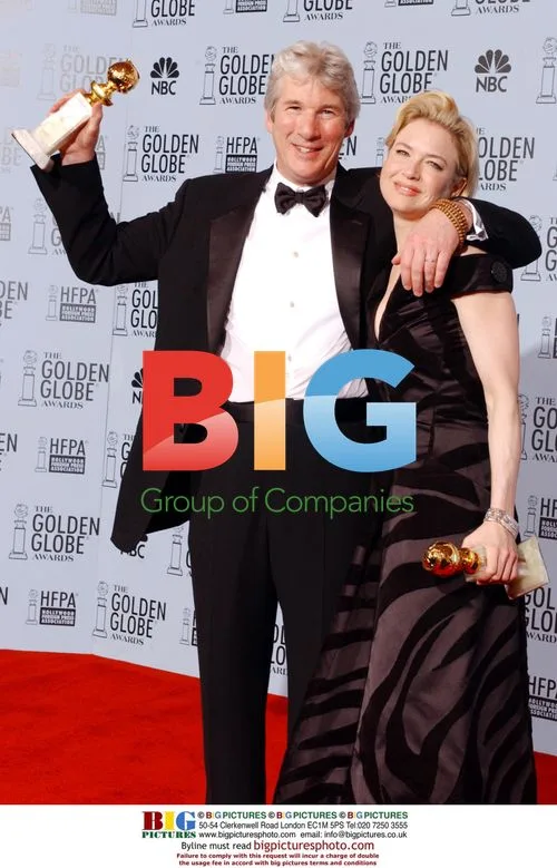 Richard Gere and Renee Zellweger at 2003 Golden Globe Awards