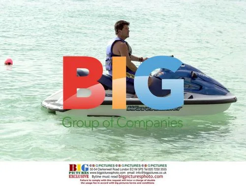 Ryan Seacrest and Simon Cowell Jet Ski Race