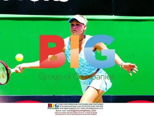 Anna Kournikova plays tennis at Australian Open