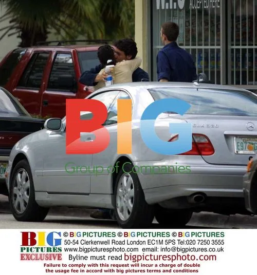 Barbara Feltus out in Miami with boyfriend