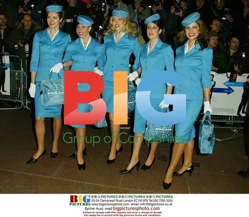 Pan Am Stewards at 'Catch Me If You Can' Premiere