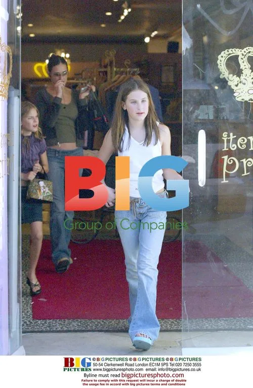 Demi Moore shopping with daughters in West Hollywood