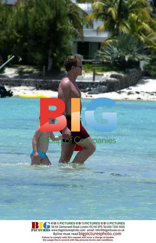 Gordon Ramsay with Family in Mauritius