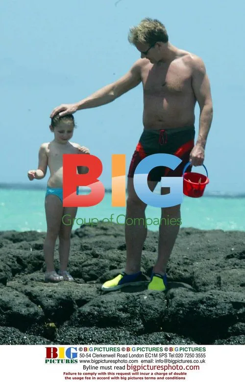Gordon Ramsay and family vacation in Mauritius