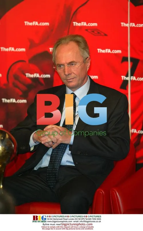 Sven Goran Eriksson at FA Ceremony