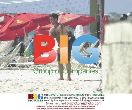 Blue's Antony Costas Playing Volleyball