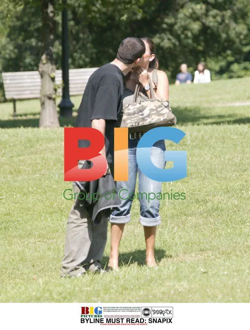 Big Brother 4 Evictee Justine Sellman in London Park