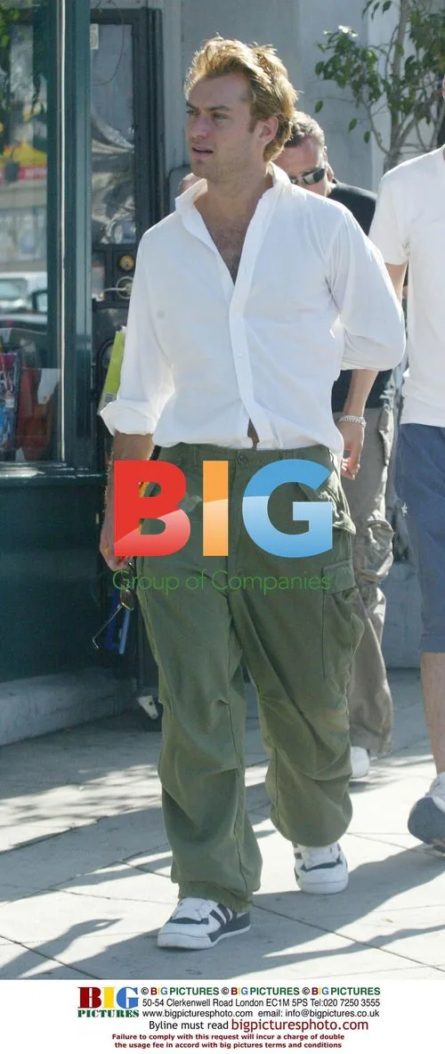Jude Law Shops in LA After Scandal