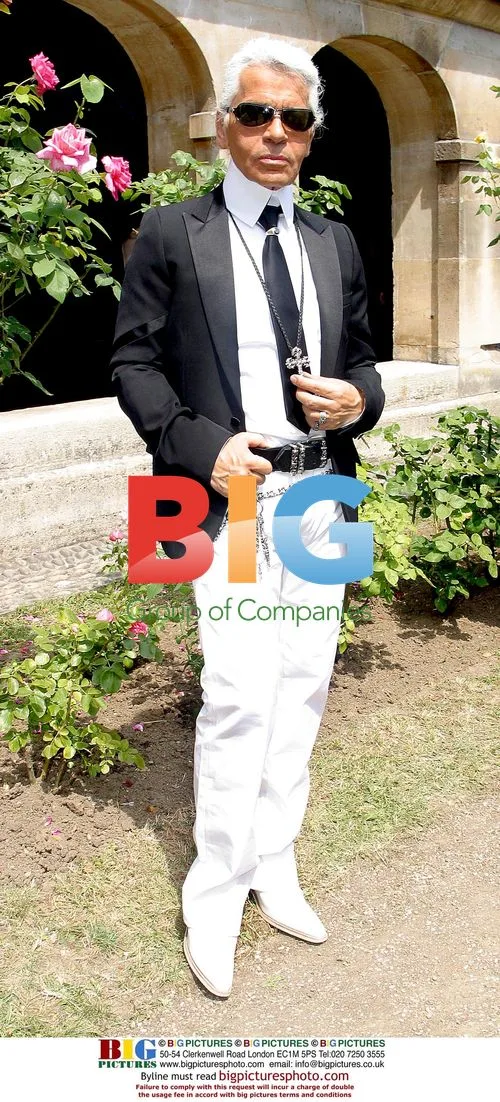 Karl Lagerfeld at Chanel Couture, Paris 2003