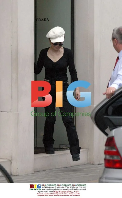Yoko Ono Shopping at Prada