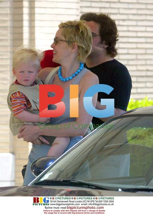 Sharon Stone Shopping in Beverly Hills