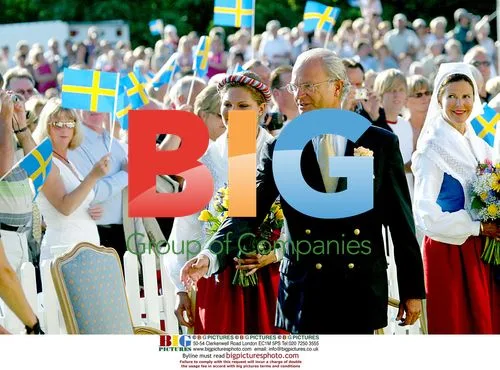 King Gustaf at Crown Princess Victoria's 26th Birthday