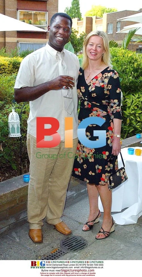 Errol Douglas and Lady Helen Taylor at ED Hair & Beauty Salon