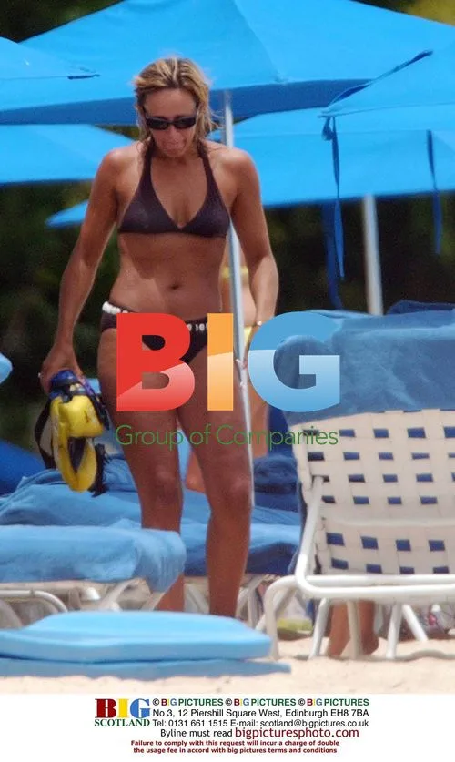 Carol Smillie and Her Children in Caribbean