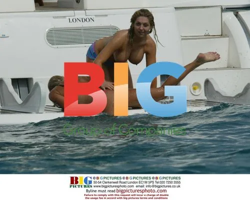 Playboy TV Presenter Hayley Finch and Friend Emily Dean on Yacht