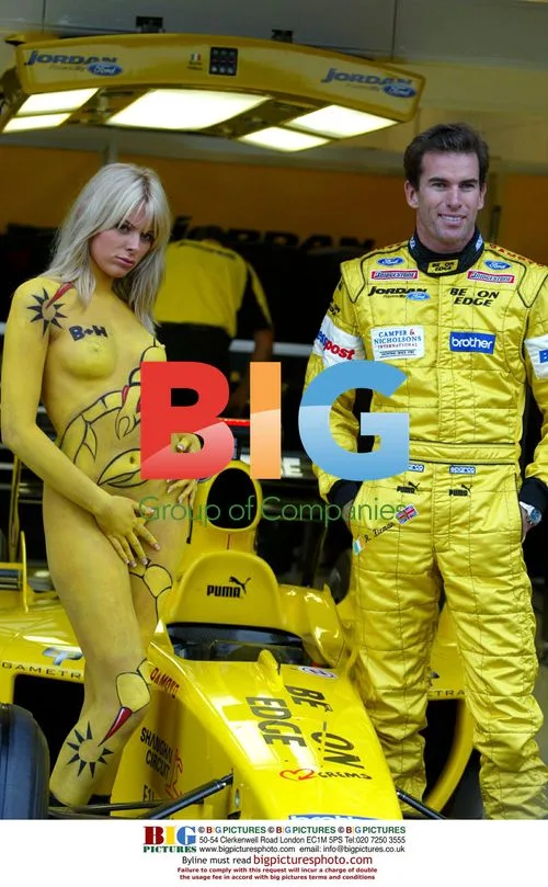 Leah Newman and Ralph Firman Jr. at British Grand Prix