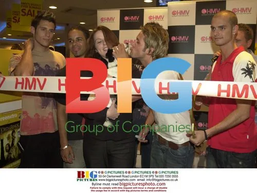 Triple 8 at HMV Store Opening in London