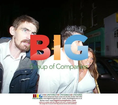 Lisa Scott Lee and boyfriend leaving '10 Rooms' in London