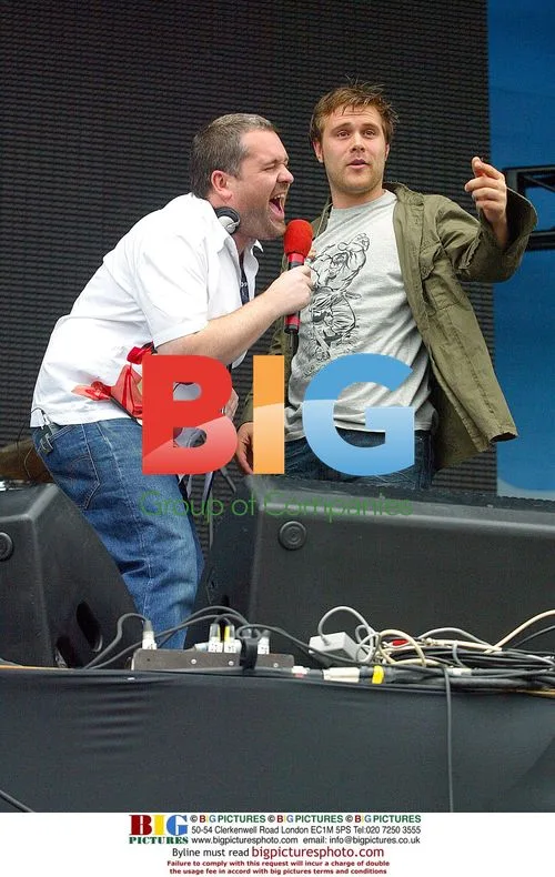 Chris Moyles and Daniel Bedingfield at One Big Sunday