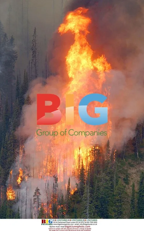 Wildfire Threatens Remote Cabins in Montana