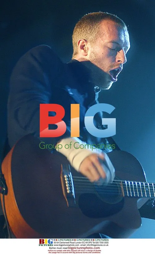 Chris Martin performing in Sydney