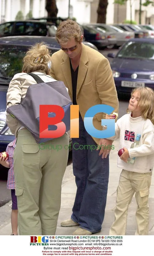 Anthea Turner with husband and children
