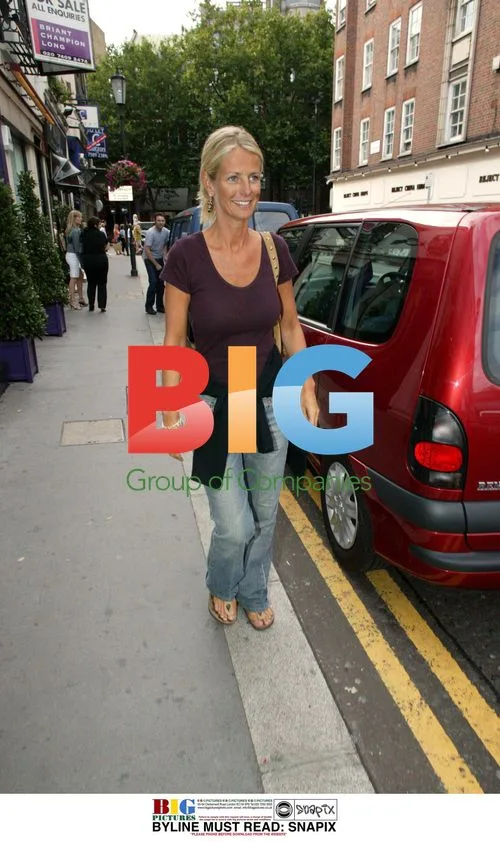 TV Presenter Ulrika Jonsson Shopping in London