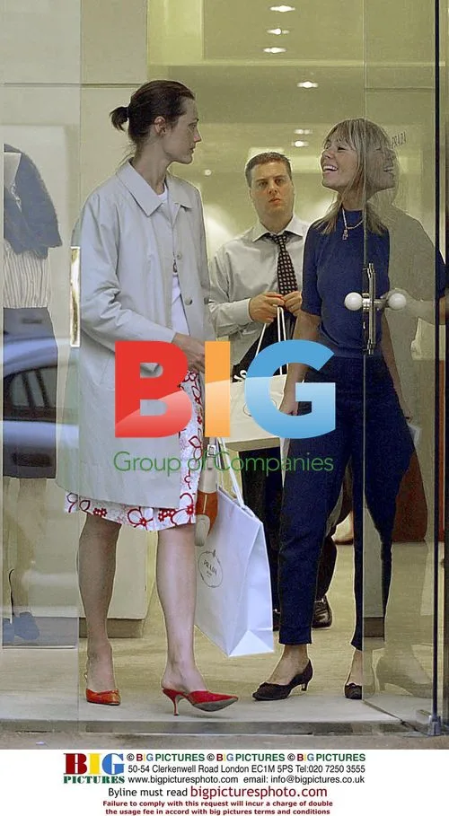 Yasmine Le Bon Shopping at Prada in London