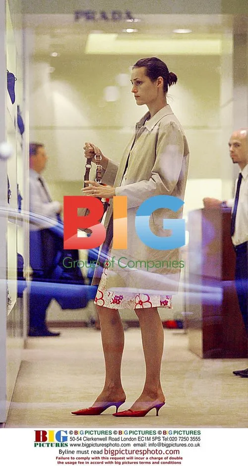 Yasmine Le Bon shops at Prada
