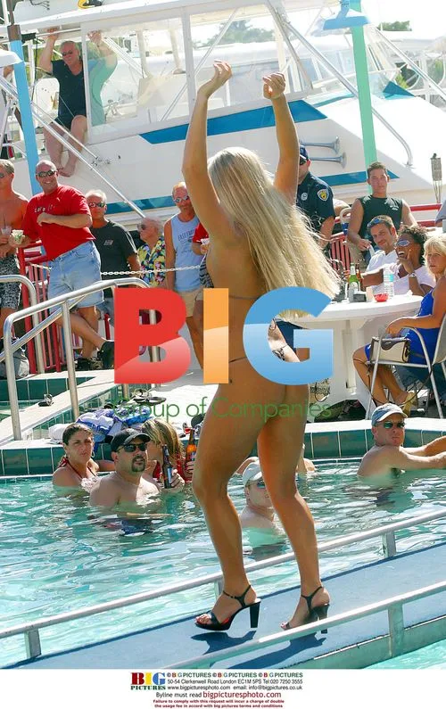 Bikini Contest at Shooter's Caribbean Corner