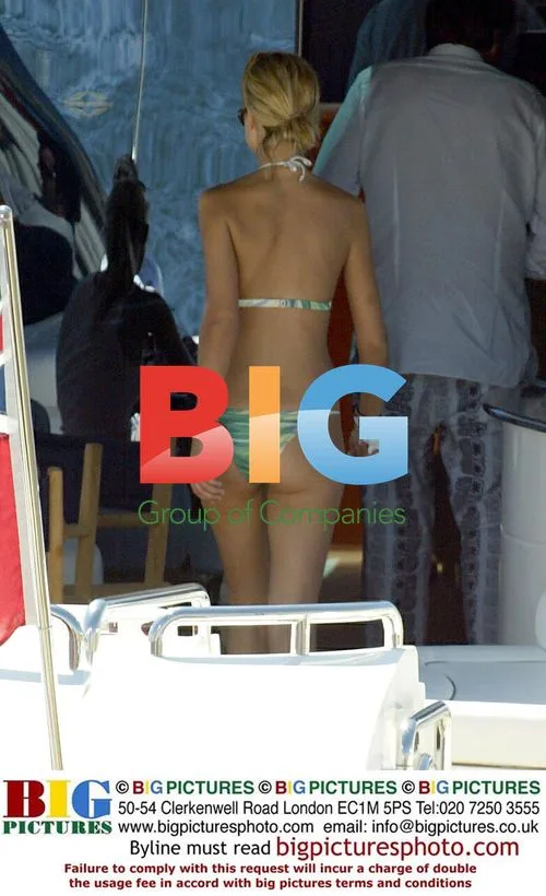 Lady Victoria Hervey relaxes on yacht, rides Segway