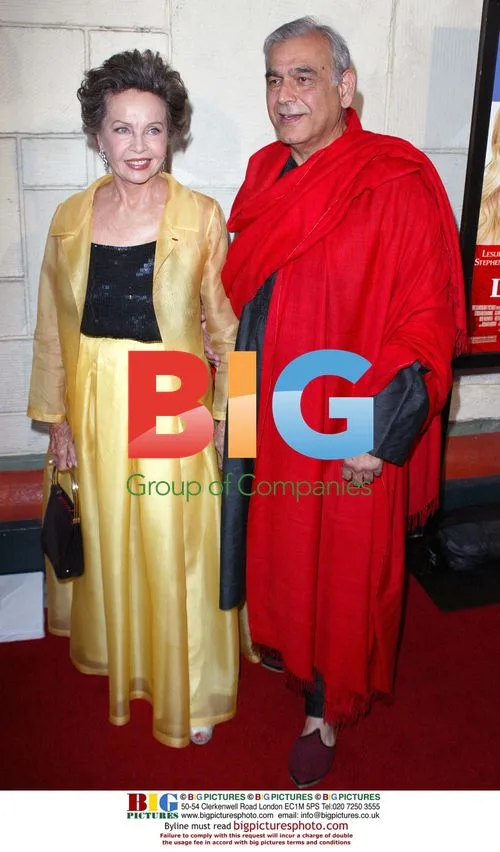 Leslie Caron & Ismail Merchant at Le Divorce Premiere