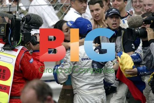 Juan Pablo Montoya Celebrates Monaco GP Win