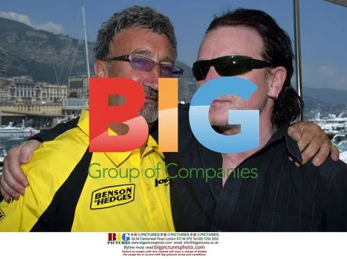 Eddie Jordan & Bono at the Monaco GP