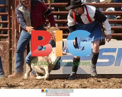 Little cowgirl rides sheep at Trumble Creek rodeo