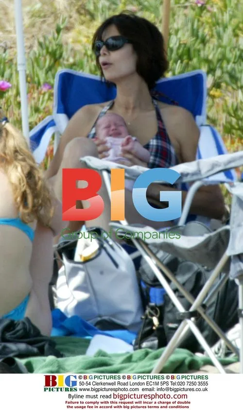 Catherine Bell debuts daughter Gemma in Malibu