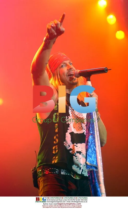 Singer Bret Michaels performs in hometown