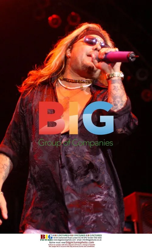 Singer Vince Neil performs at Post Gazette Pavilion