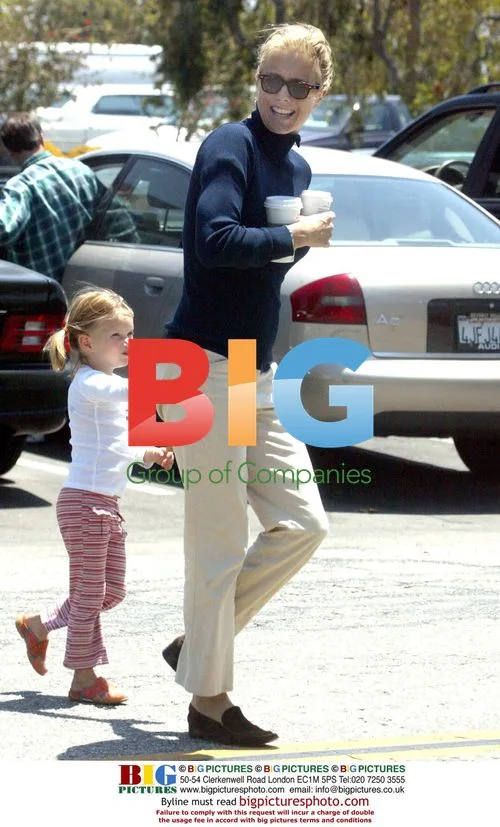 Tea Leone with children in Malibu
