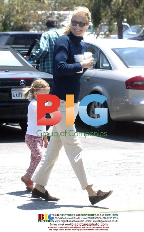 Tea Leone with children in Malibu