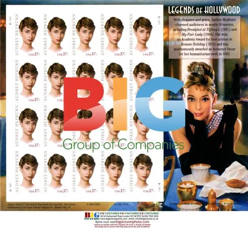 Audrey Hepburn Honored on U.S. Postal Stamp