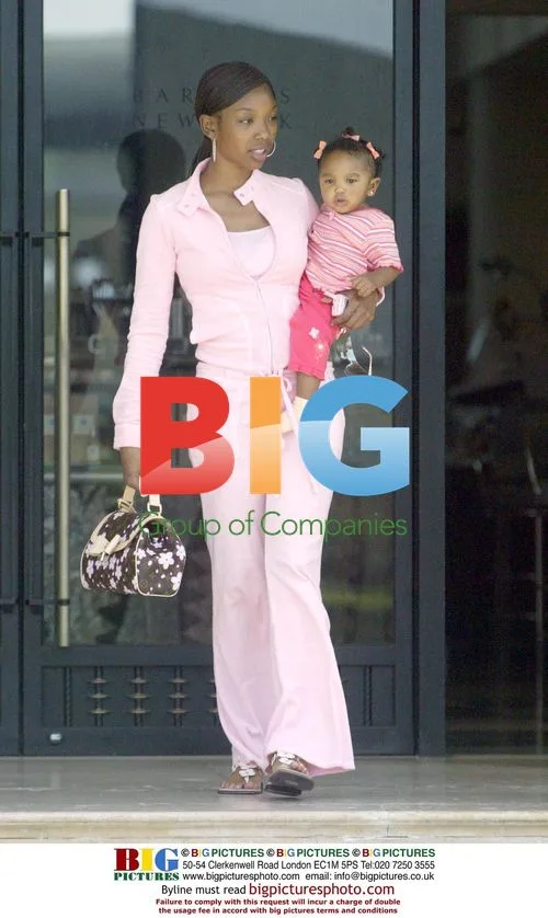 Brandy and Kelly Rowland shopping in Beverly Hills